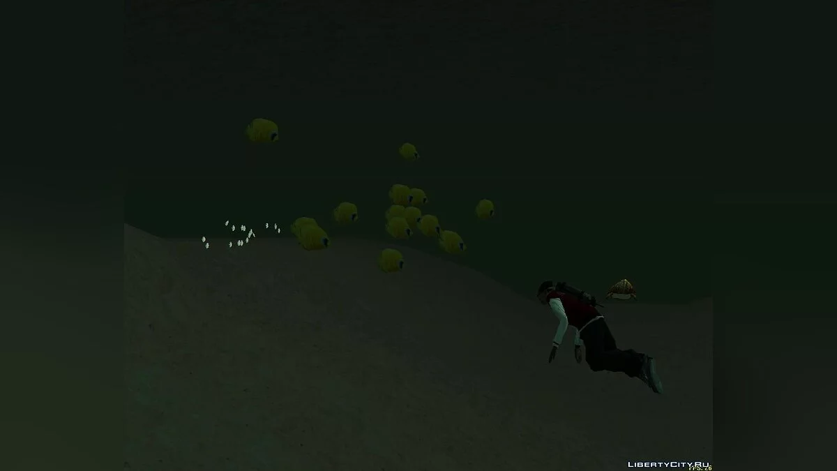 The Diving(Возможность заниматься дайвингом) v2 / GTA San Andreas