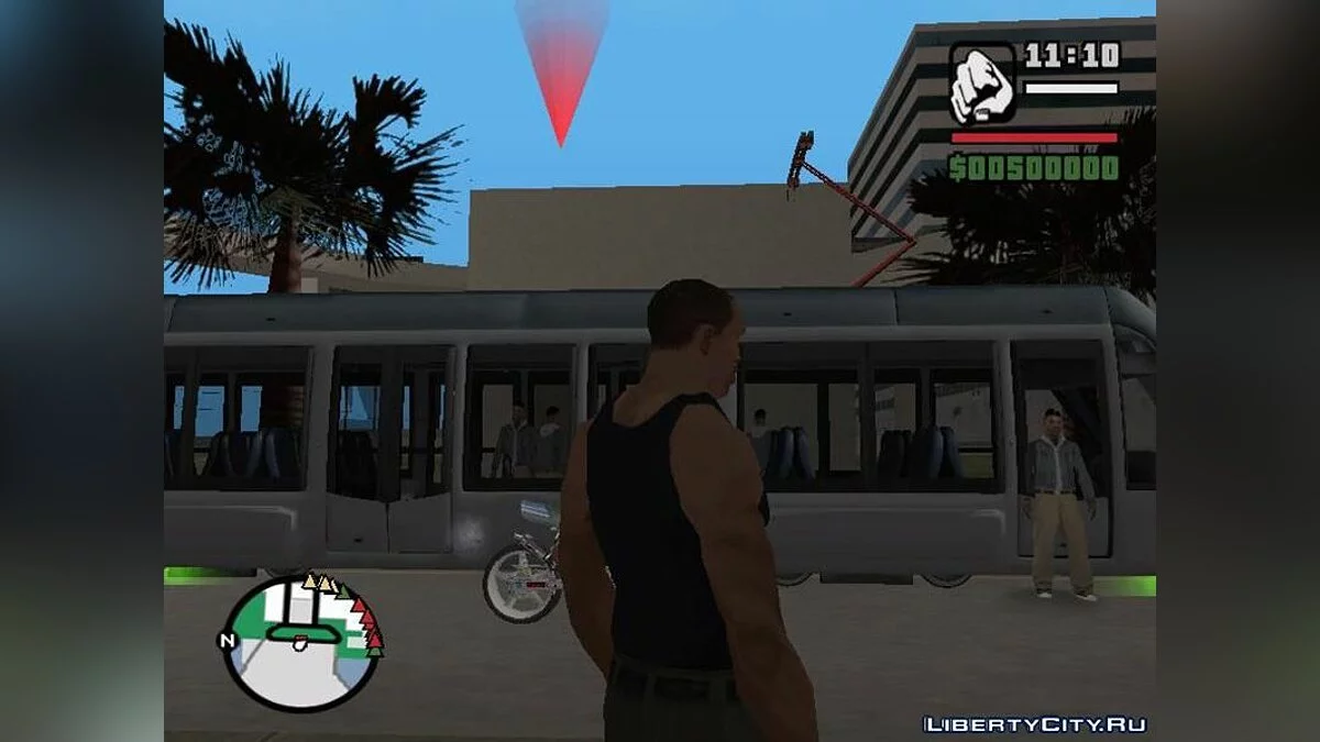 GTA SAxVCxLC Vice City трамваи на маршрутах v1.5 / GTA San Andreas
