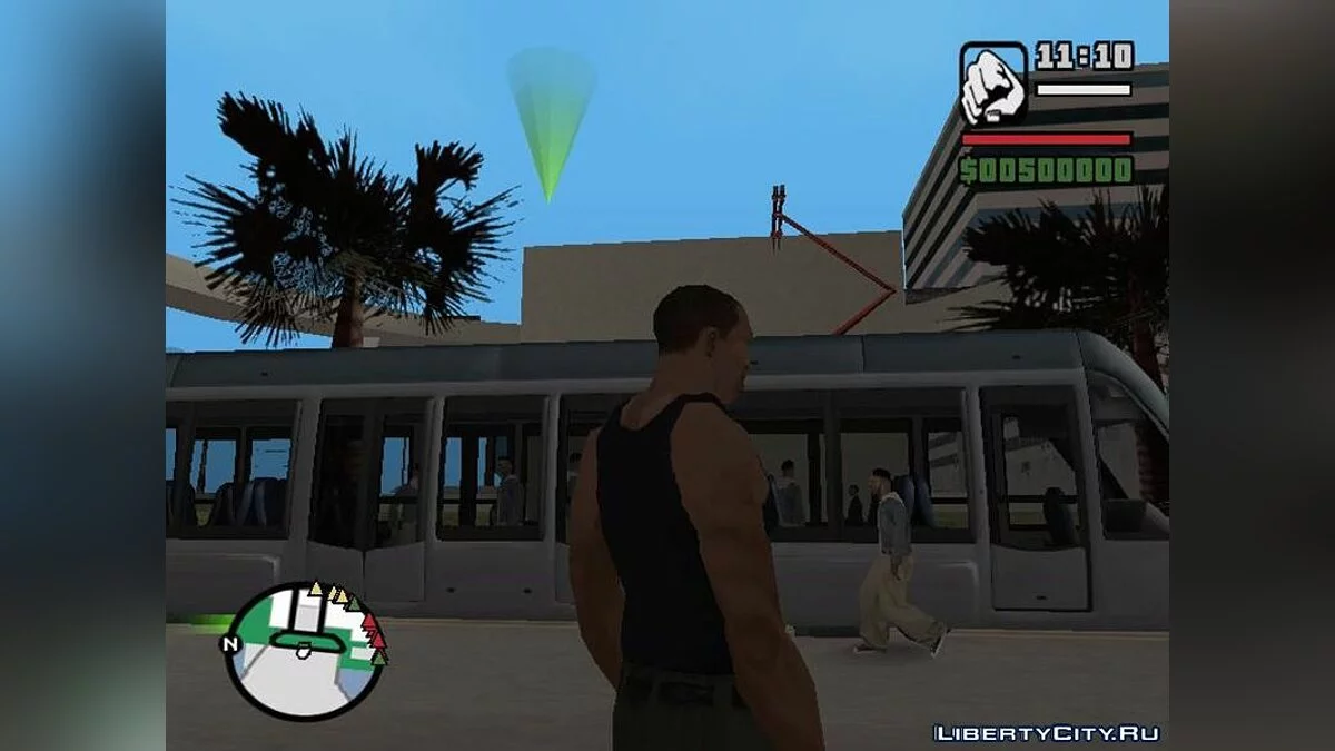GTA SAxVCxLC Vice City трамваи на маршрутах v1.5 / GTA San Andreas