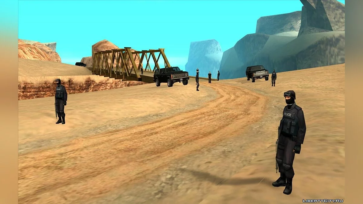 Контрольно-пропускной пункт полиции / GTA San Andreas
