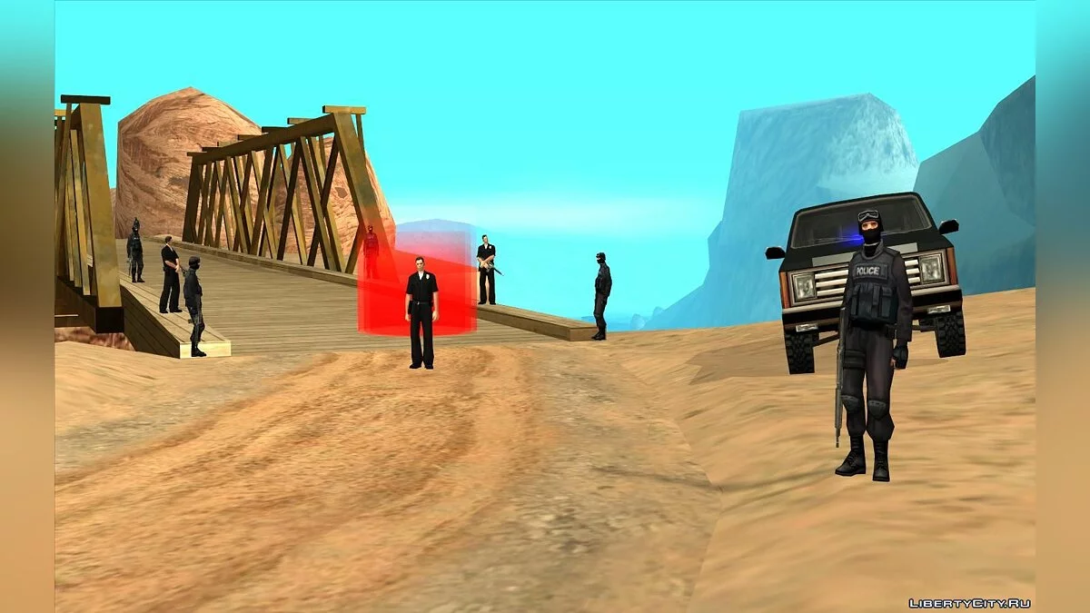 Контрольно-пропускной пункт полиции / GTA San Andreas
