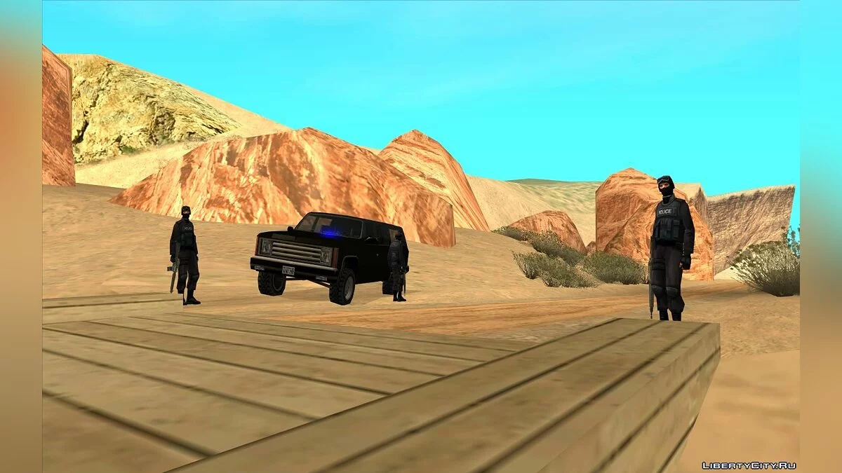 Контрольно-пропускной пункт полиции / GTA San Andreas