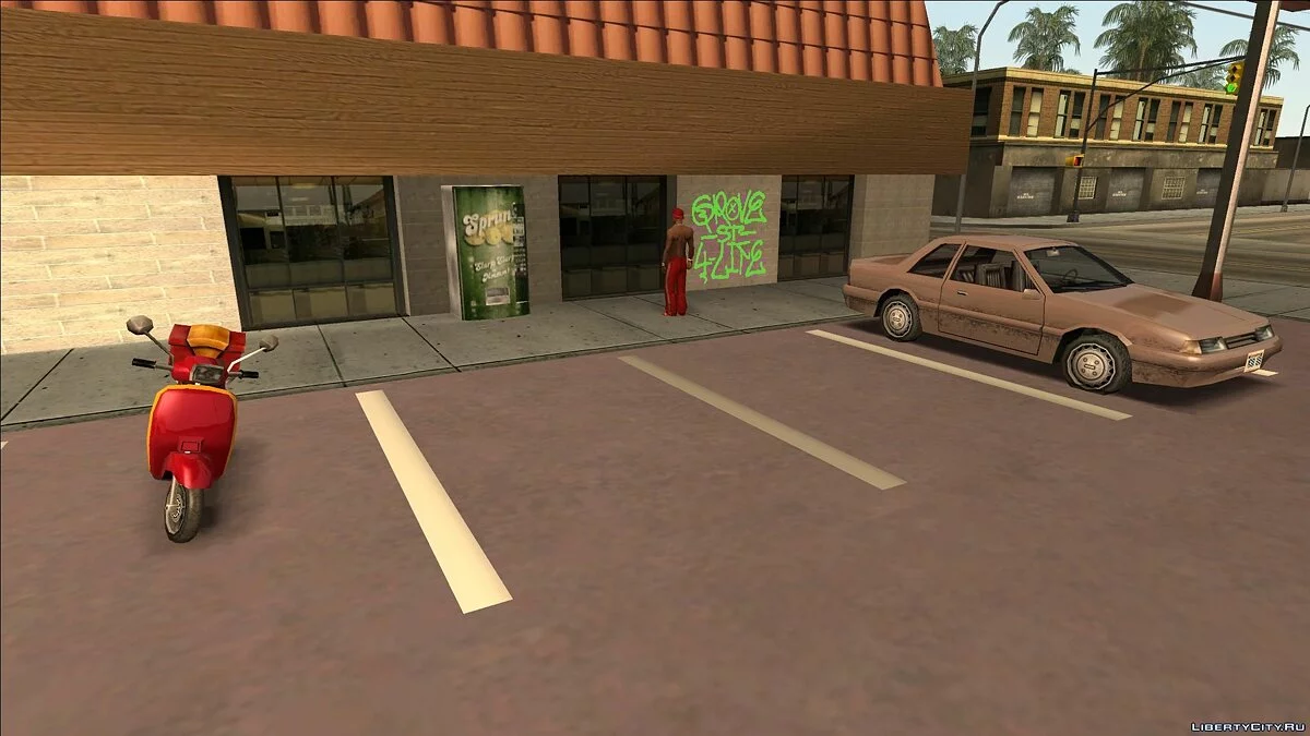 Новый припаркованный транспорт (Лос Сантос) / GTA San Andreas