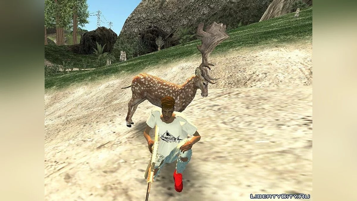 Олени в лесу / GTA San Andreas