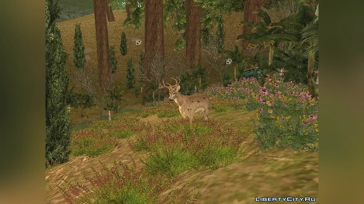 Олени в лесу / GTA San Andreas