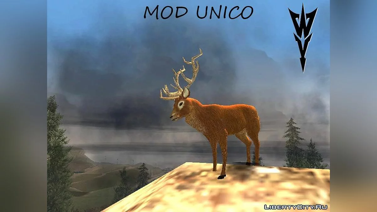 Олени в лесу / GTA San Andreas