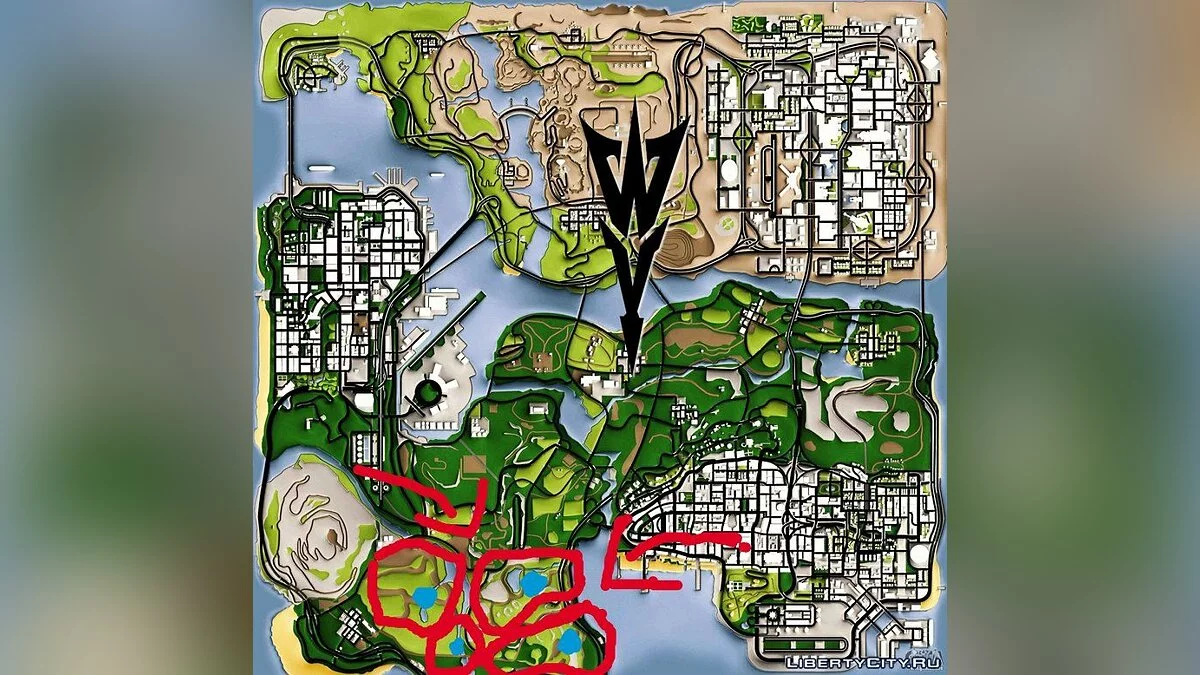 Олени в лесу / GTA San Andreas