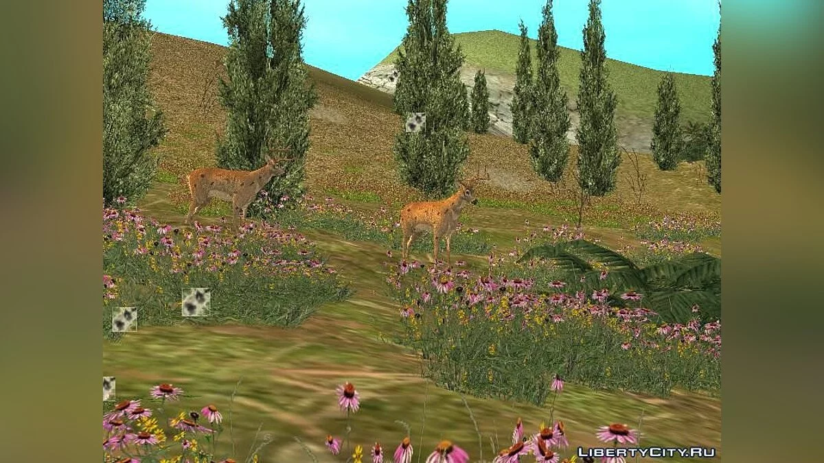 Олени в лесу / GTA San Andreas