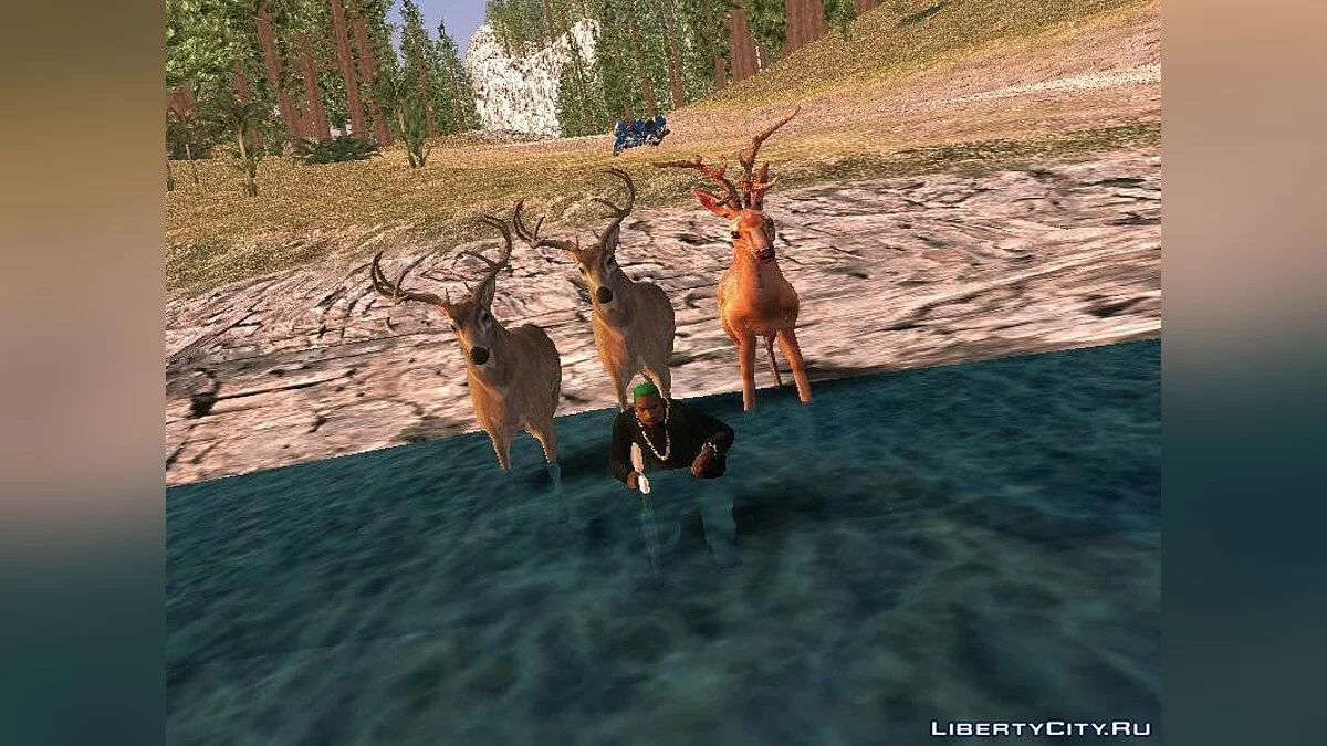 Олени в лесу / GTA San Andreas