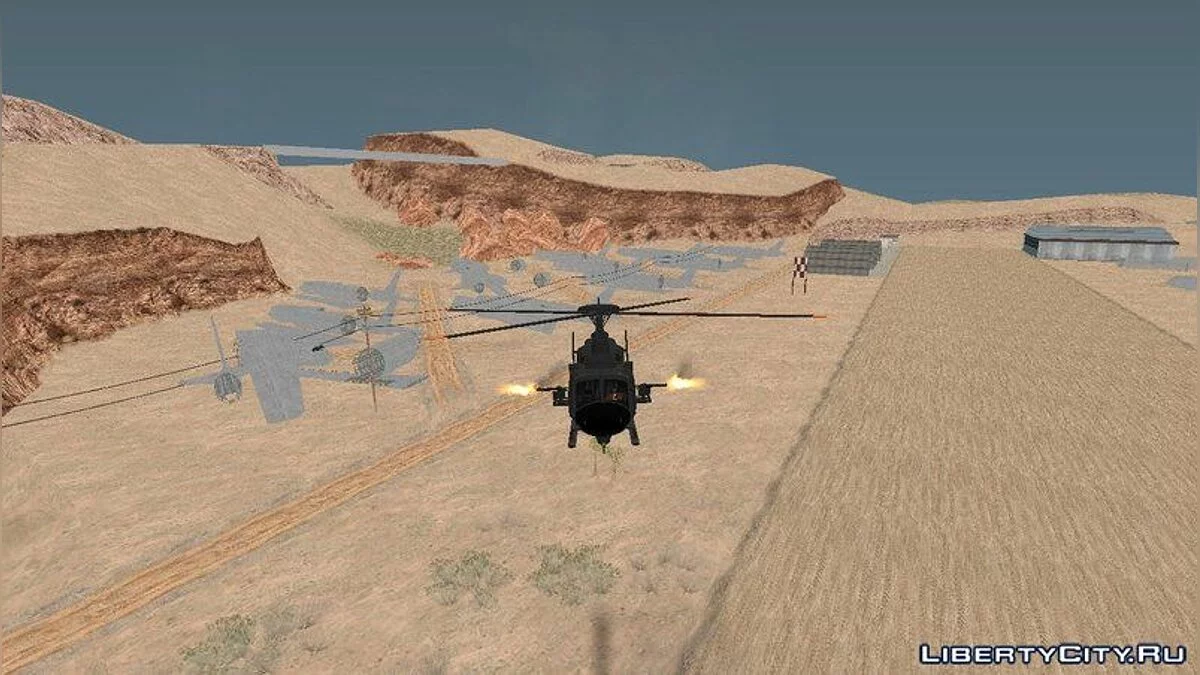 Пулеметы для вертолета Valkyrie из GTA 5 / GTA San Andreas