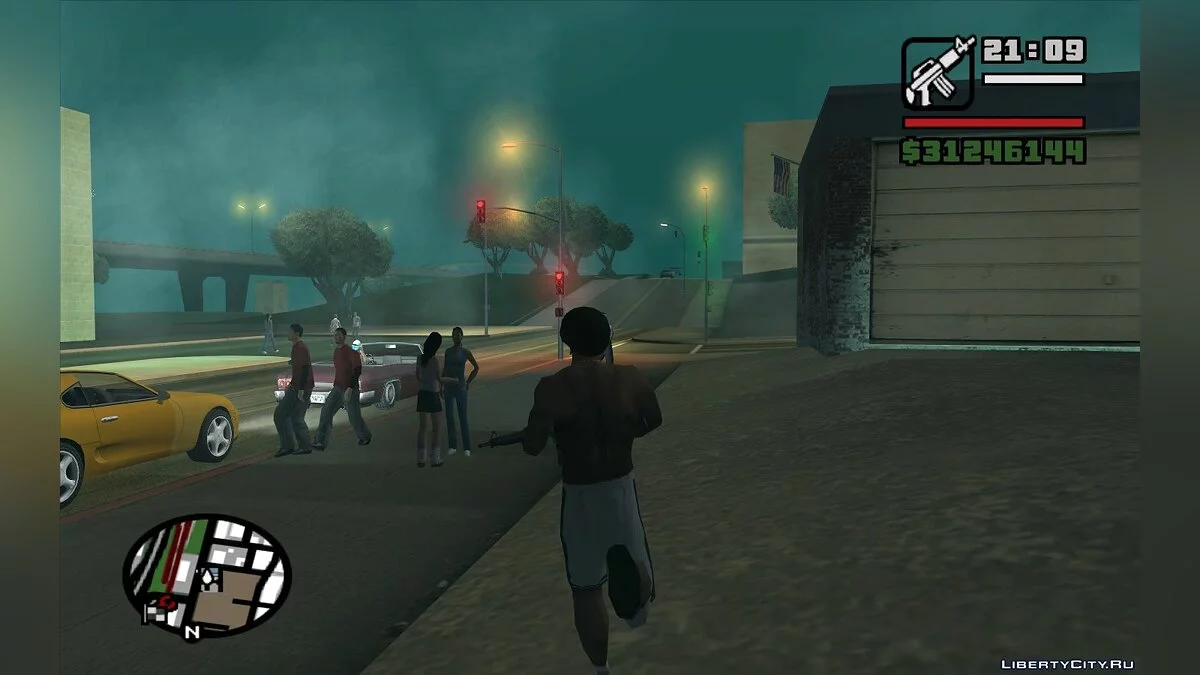 Ночь наступает раньше V1.1 / GTA San Andreas