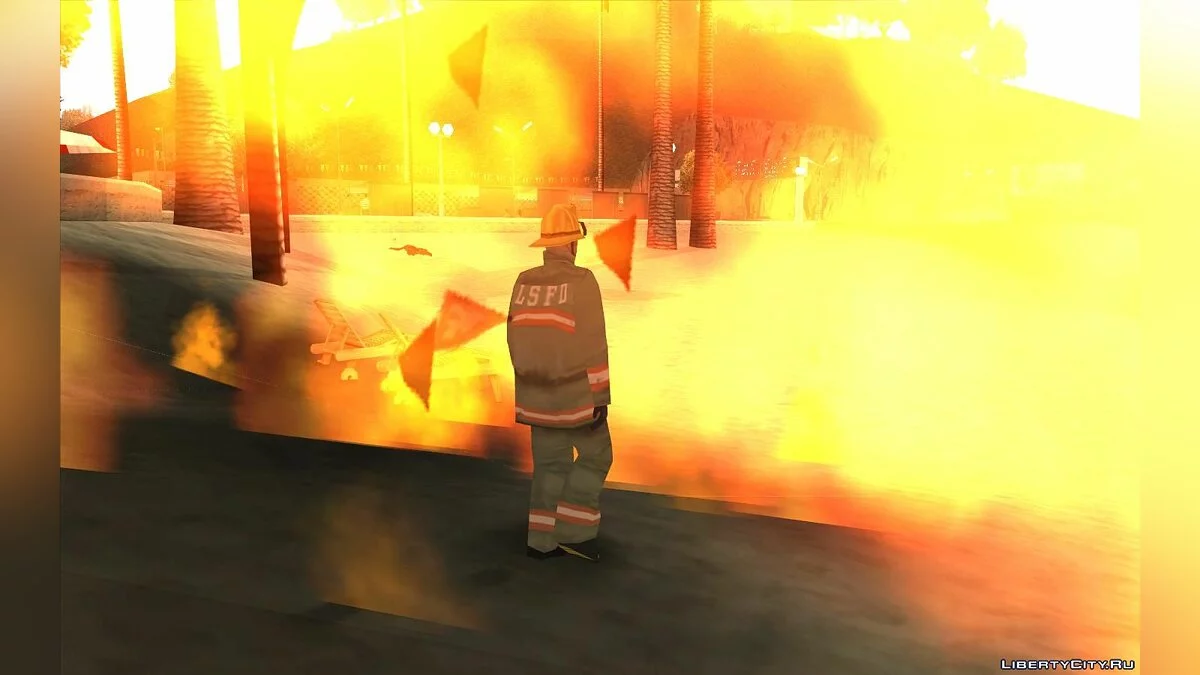Пожарные не горят в огне (SA и VC) / GTA San Andreas