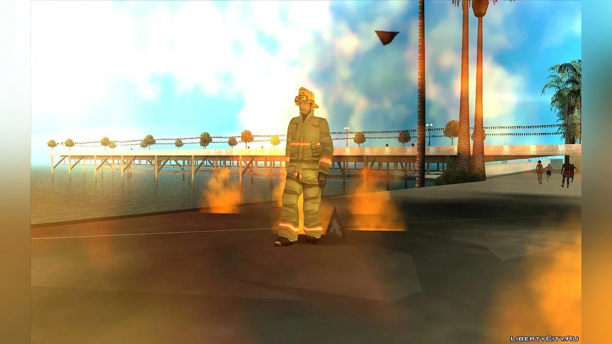Пожарные не горят в огне (SA и VC) / GTA San Andreas
