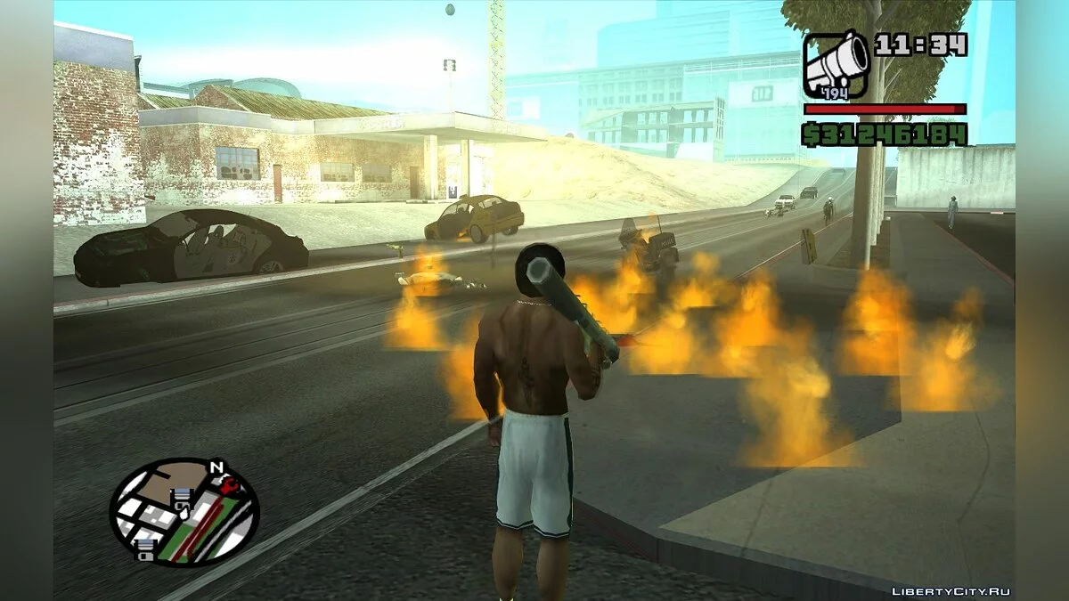 Восстановить здоровье, убивая людей / GTA San Andreas