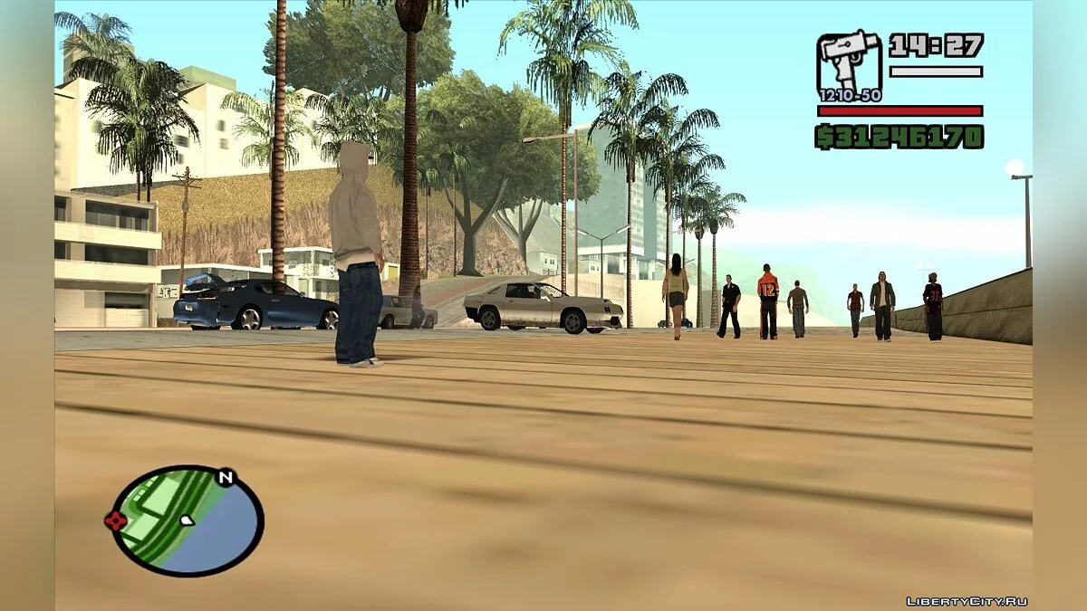 Фиксированная камера / GTA San Andreas