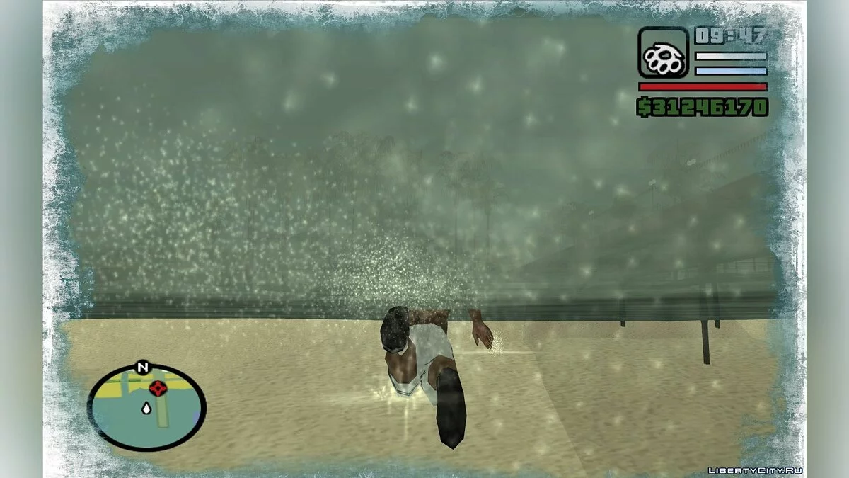 Эффект холодной воды / GTA San Andreas