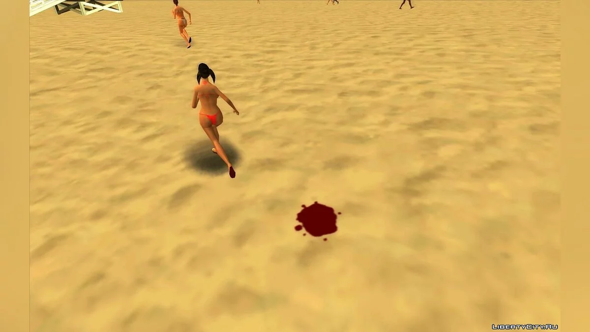 Кровотечение у прохожих и Карла со слабым здоровьем (CLEO+) v1.1 / GTA San Andreas