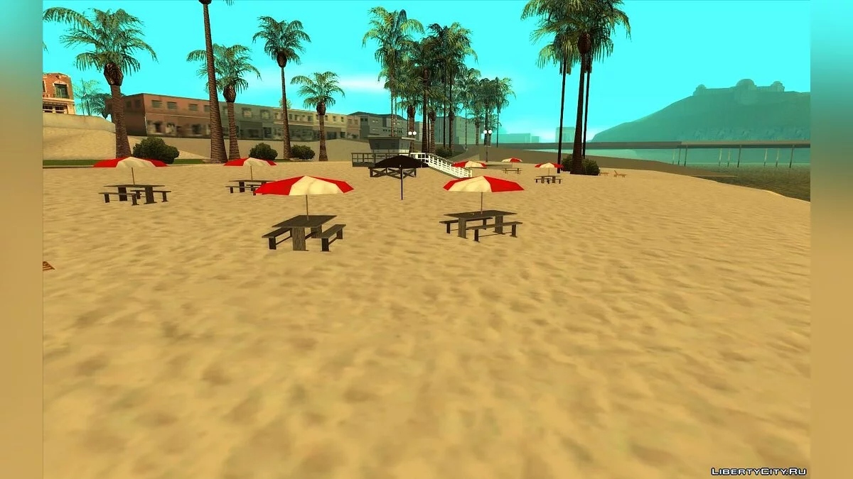 Реалистичный пляж v2.6 / GTA San Andreas