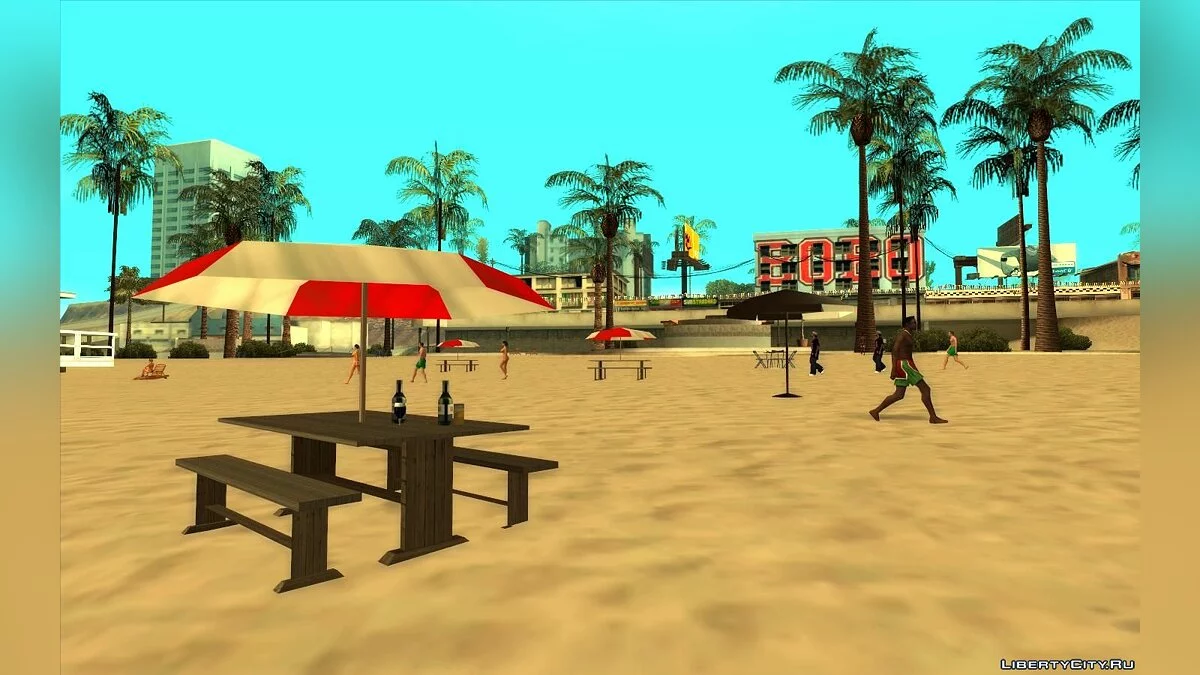 Реалистичный пляж v2.6 / GTA San Andreas