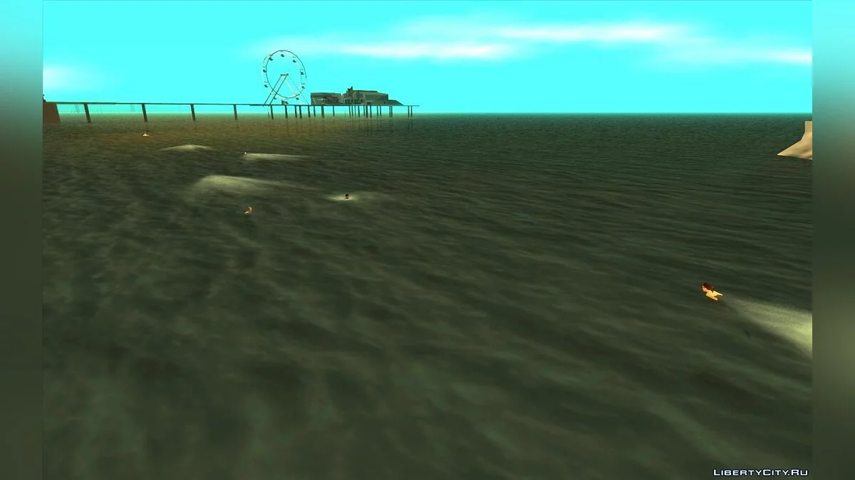 Реалистичный пляж v2.6 / GTA San Andreas