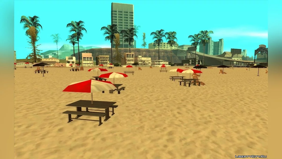 Реалистичный пляж v2.6 / GTA San Andreas