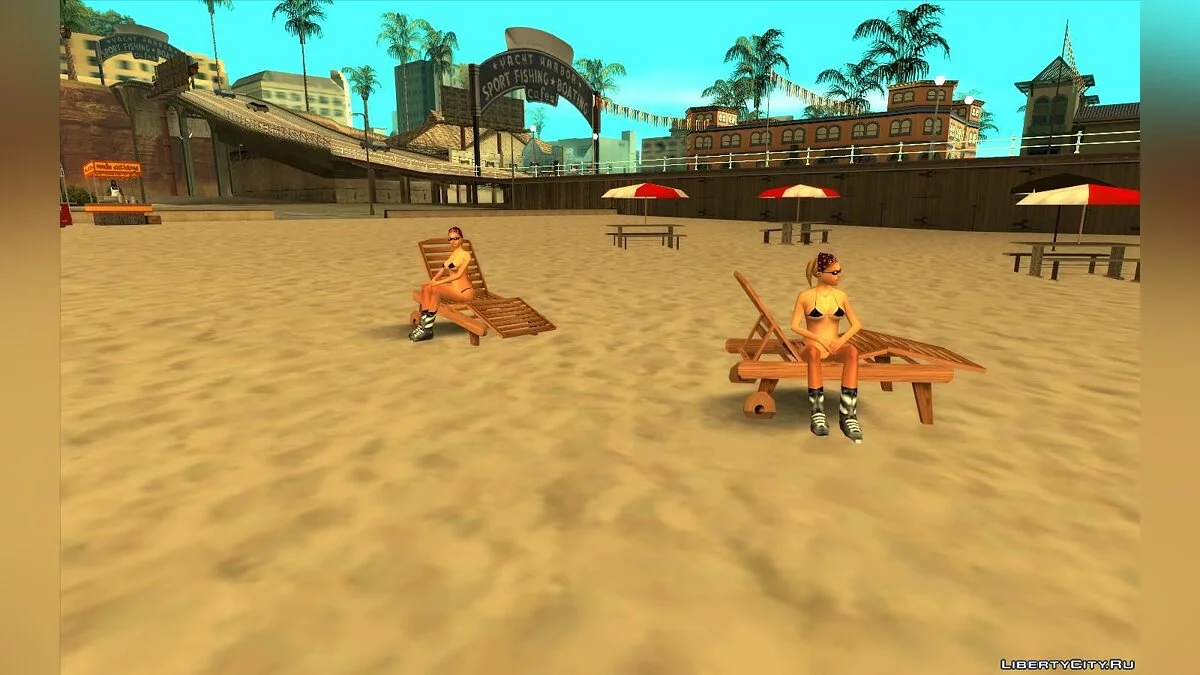 Реалистичный пляж v2.6 / GTA San Andreas