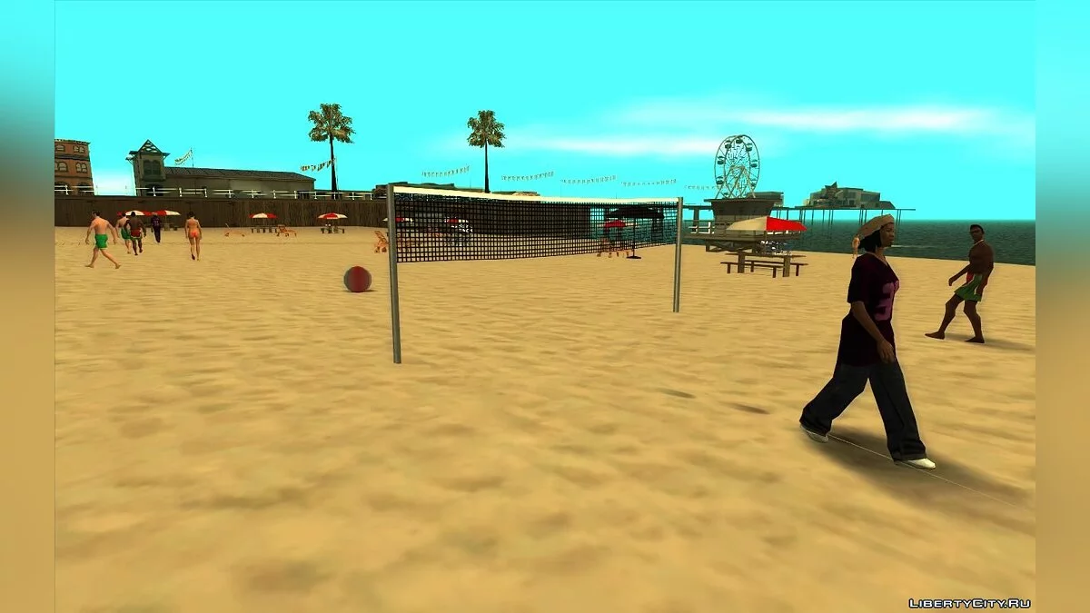 Реалистичный пляж v2.6 / GTA San Andreas