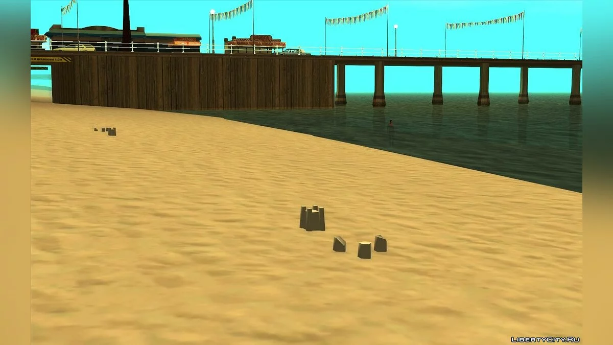 Реалистичный пляж v2.6 / GTA San Andreas