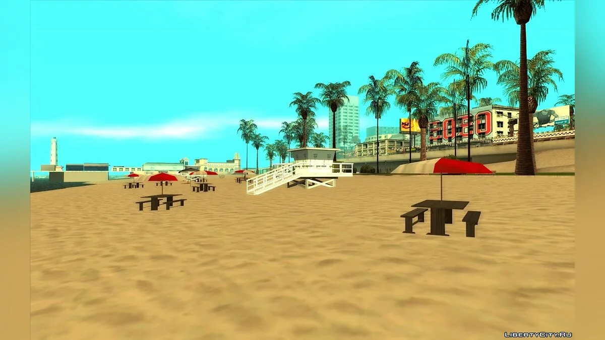 Реалистичный пляж v2.6 / GTA San Andreas