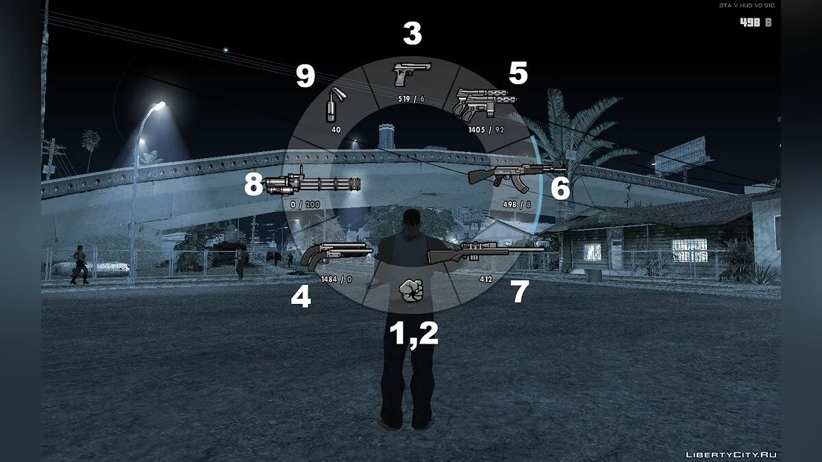 SA Switch Weapon 1.2 / GTA San Andreas