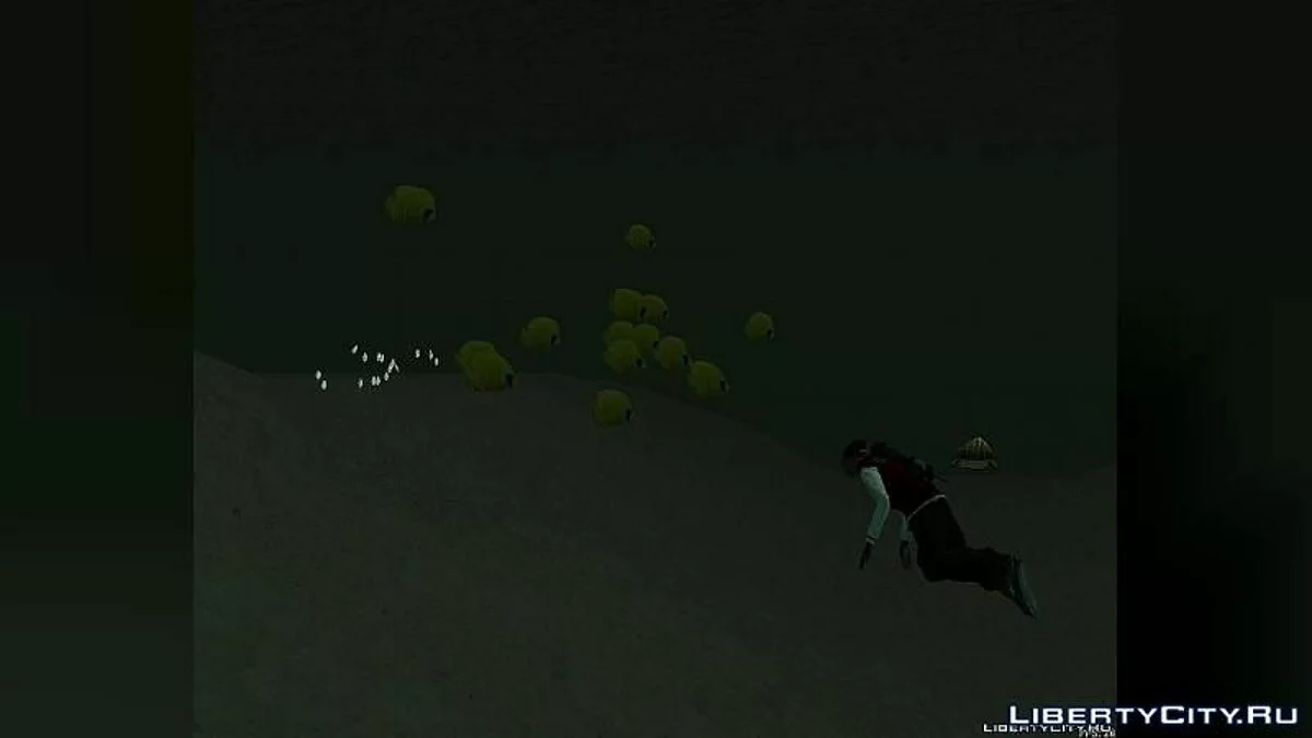 The Diving(Возможность заниматься дайвингом) v2 RUS NIKDISSV / GTA San Andreas