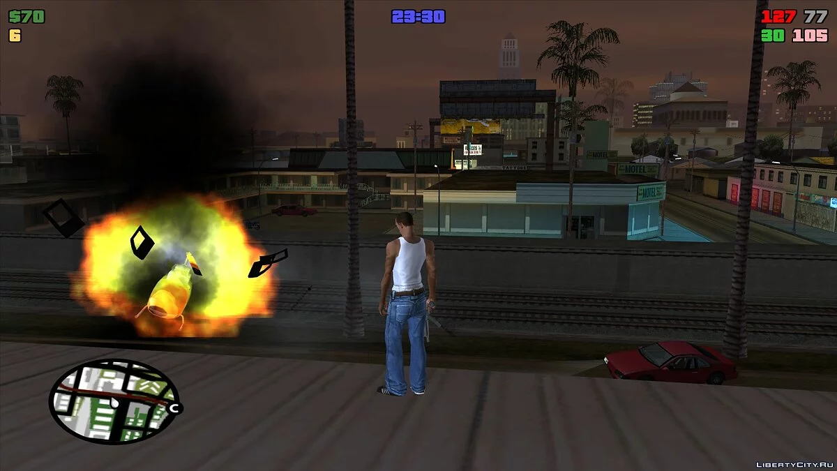 Minimalistic CLEO HUD / GTA San Andreas