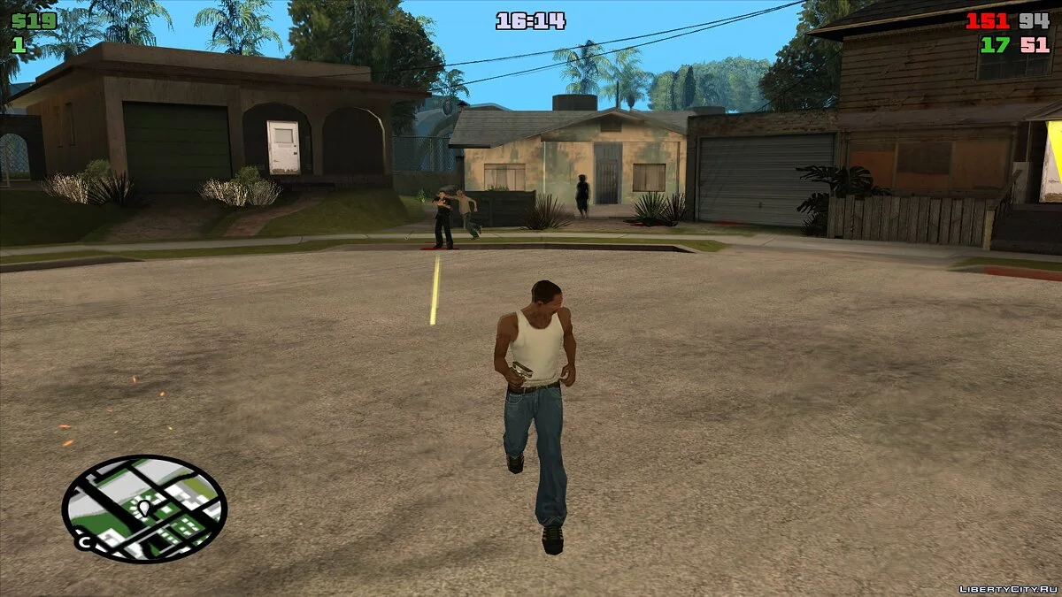 Minimalistic CLEO HUD / GTA San Andreas