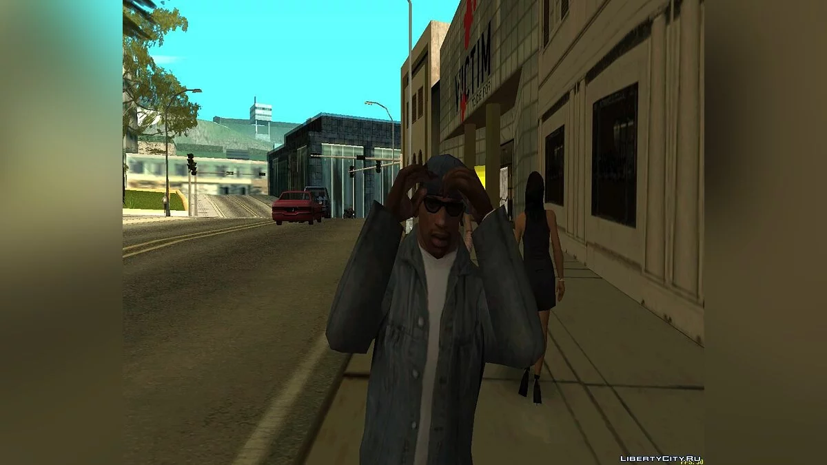 Возможность одеть маску / GTA San Andreas