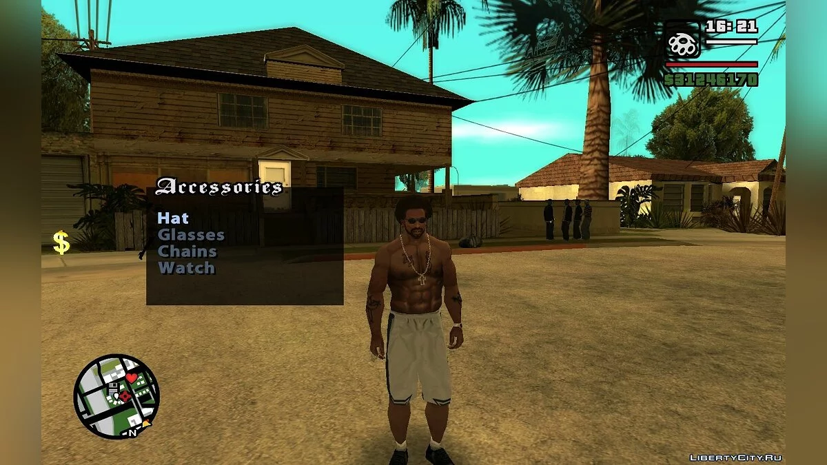 Интерактивное меню (Быстро снять некоторые вещи) / GTA San Andreas