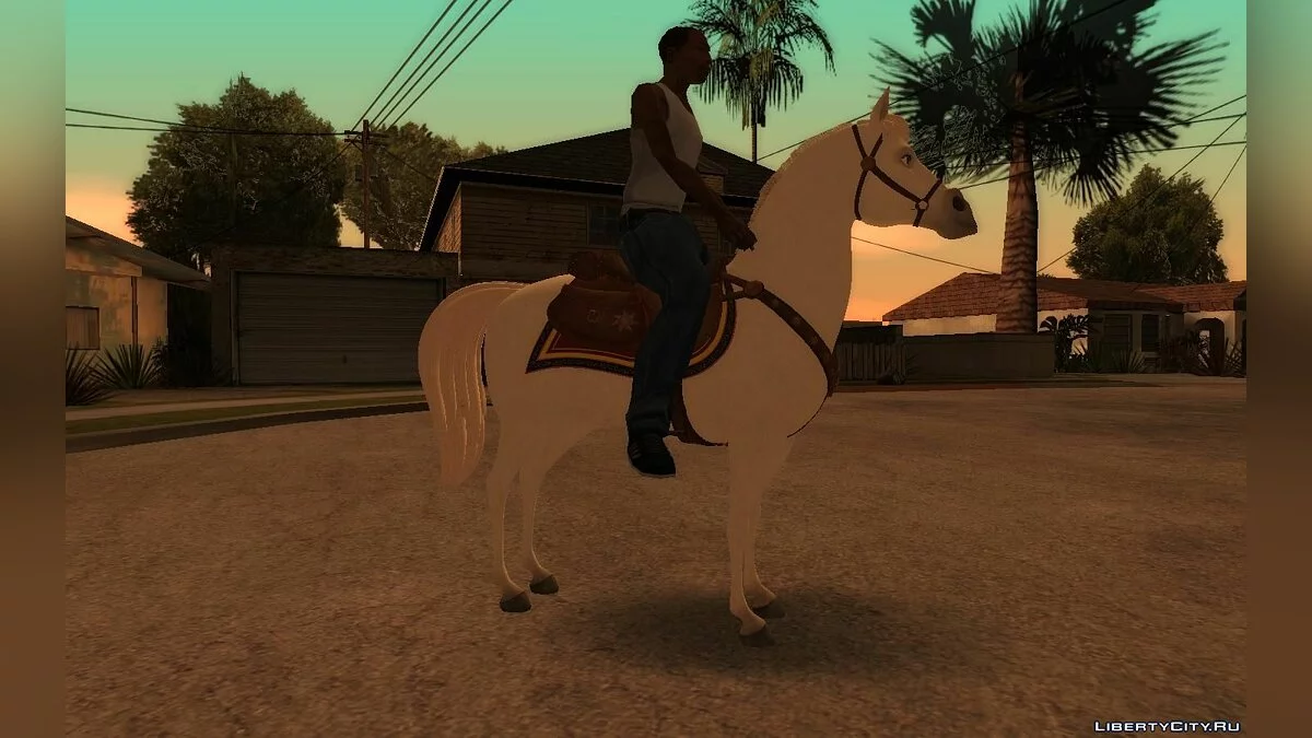 Maximus (Возможность проехать на лошади) / GTA San Andreas