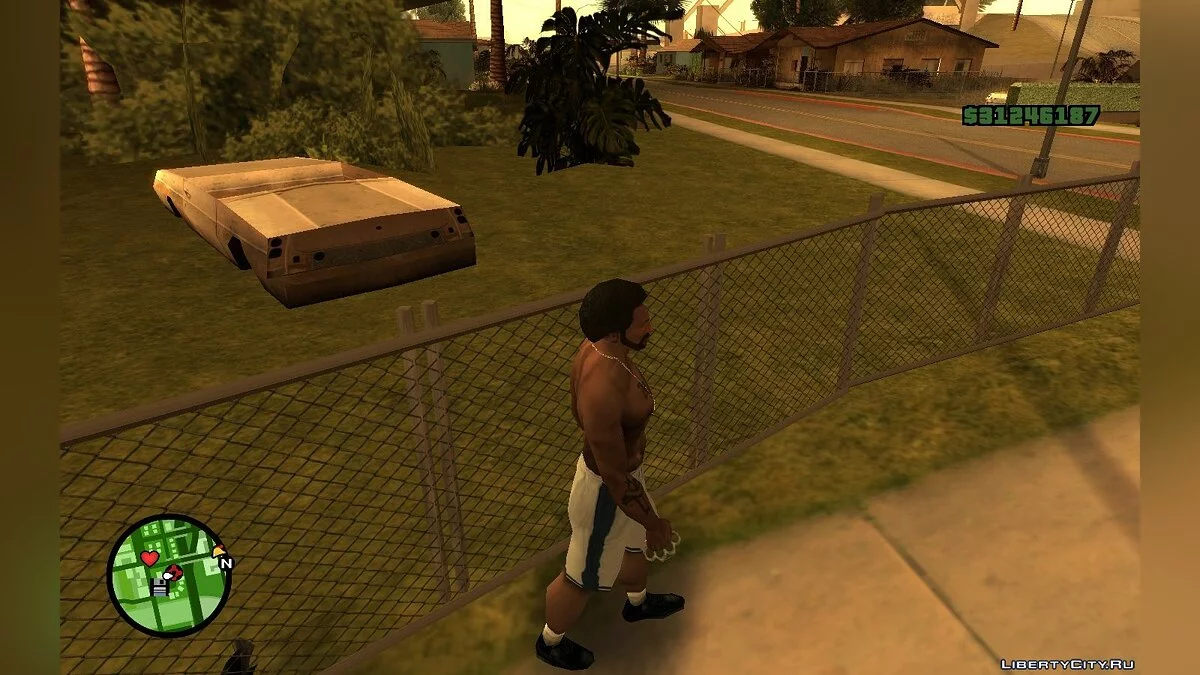 Минималистический HUD / GTA San Andreas