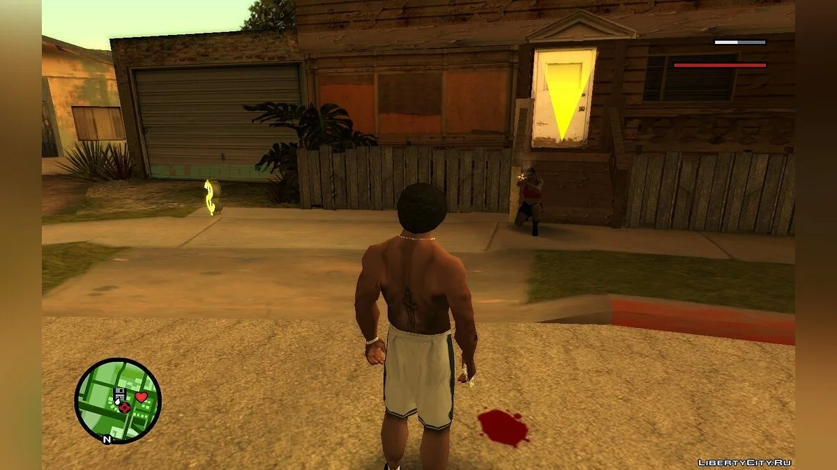 Минималистический HUD / GTA San Andreas