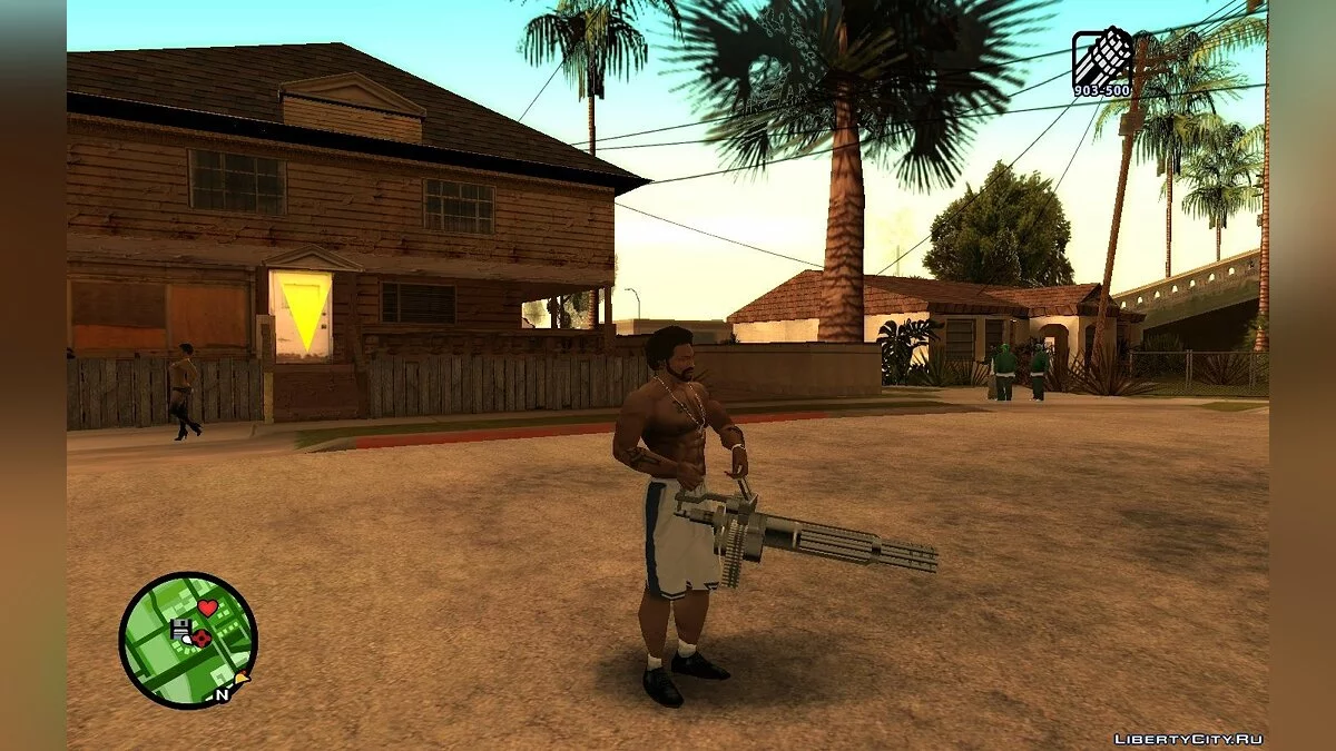 Минималистический HUD / GTA San Andreas