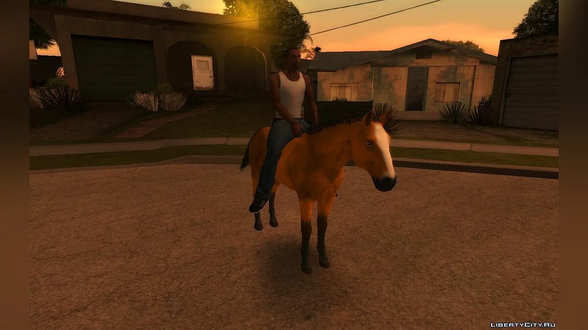 Spirit (Возможность проехать на лошади) / GTA San Andreas