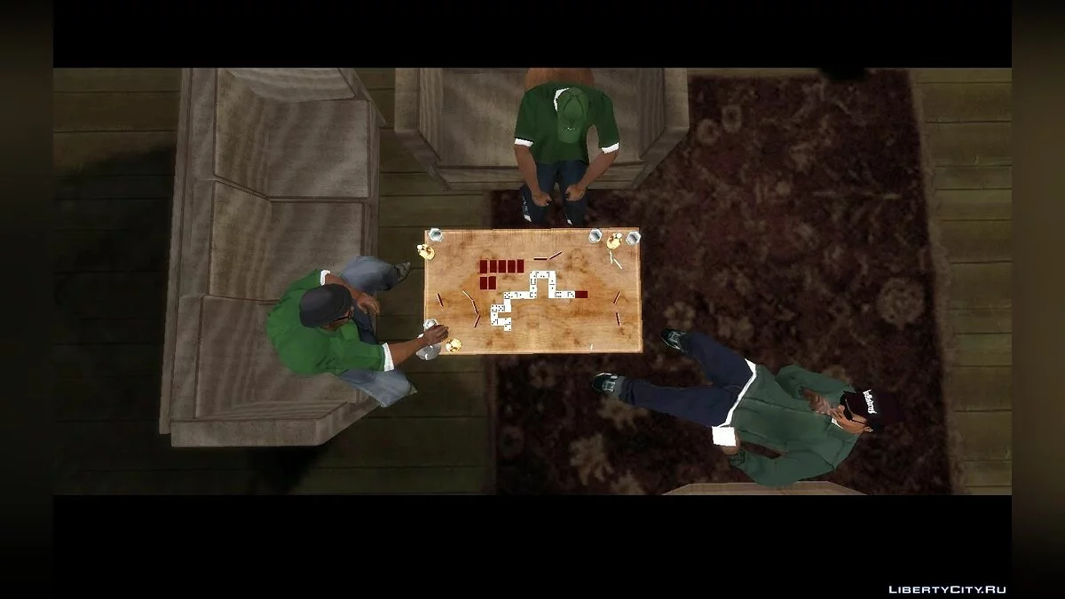 Увеличение обзора в кат-сценах / GTA San Andreas