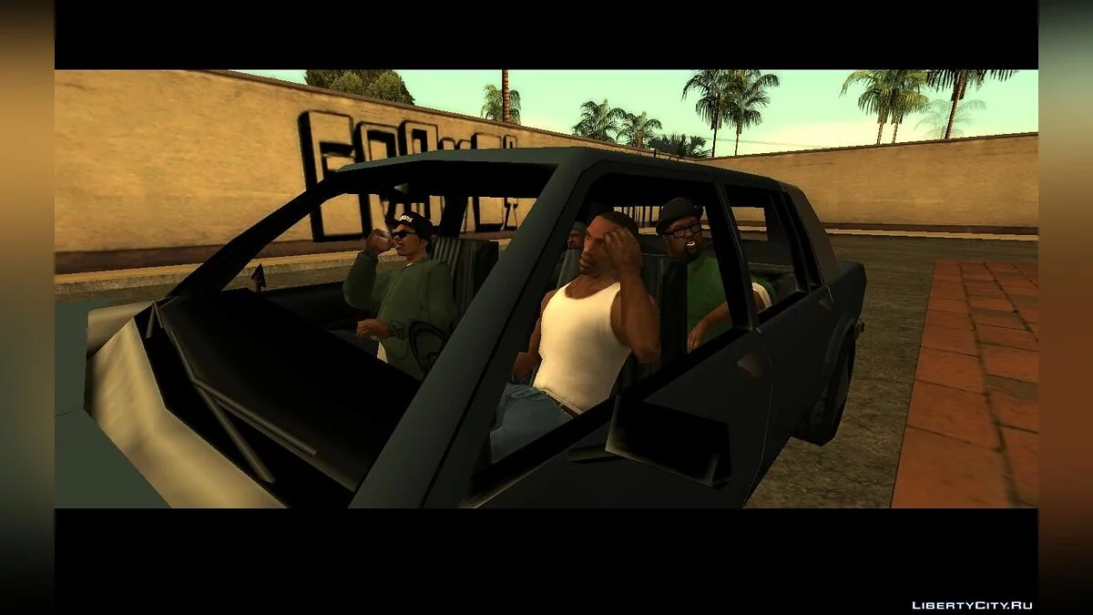 Увеличение обзора в кат-сценах / GTA San Andreas