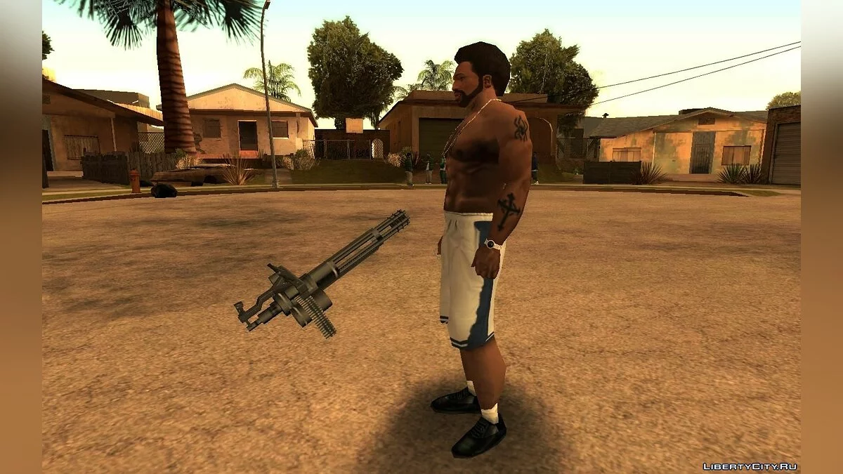 Возможность выбросить и сохранить оружие V1.3 / GTA San Andreas