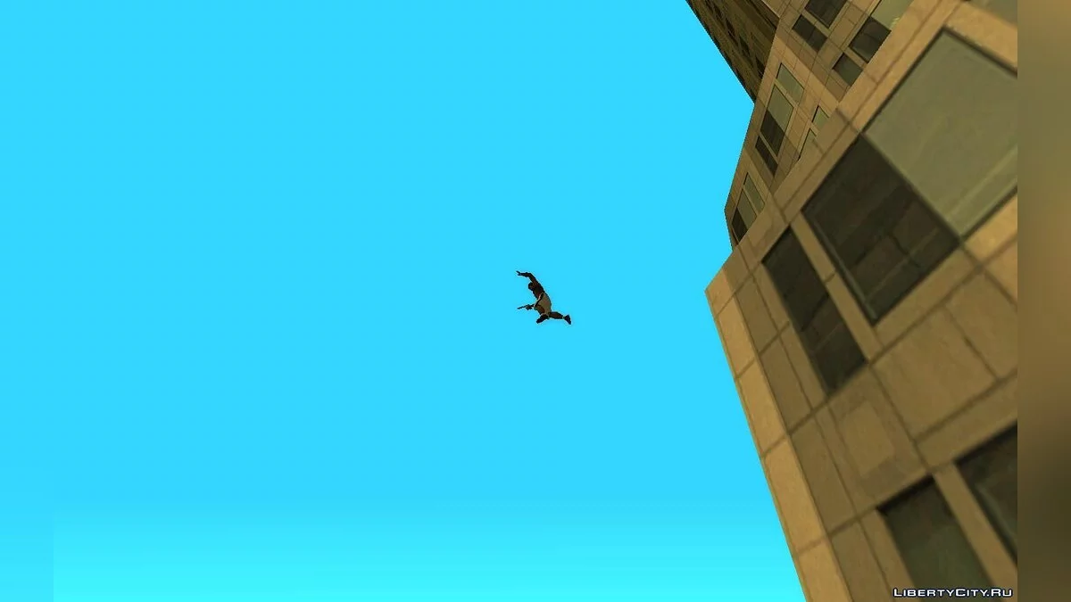 Камера во время падения, как в GTA 4 / GTA San Andreas