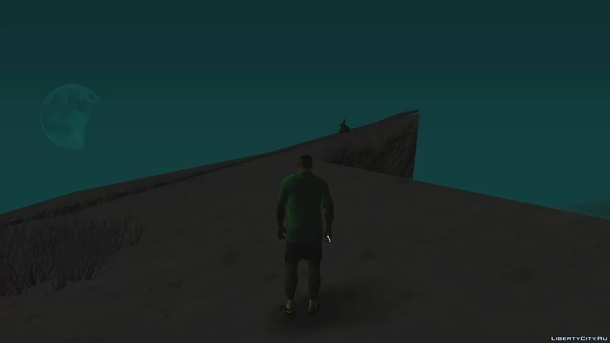 Призрак женщины на скале v2 / GTA San Andreas