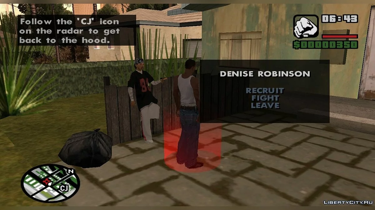 Baddest Denise Bodyguard / GTA San Andreas