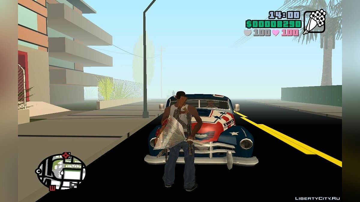 Скачать Дарить людям цветы, чтобы сохранить игру (L+O) v1.0 для GTA San  Andreas