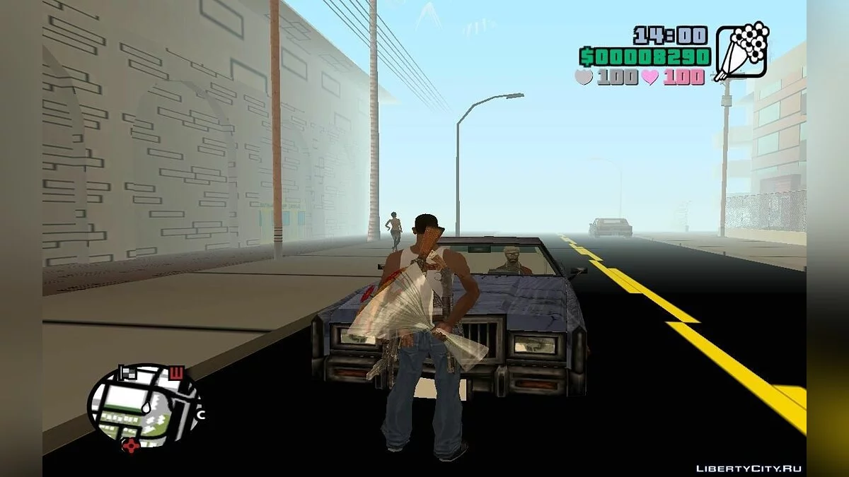 Дарить людям цветы, чтобы сохранить игру (L+O) v1.0 / GTA San Andreas