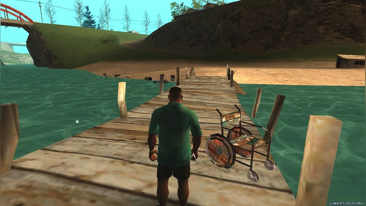 Тайна инвалидной коляски Лагуны Рыбака / GTA San Andreas