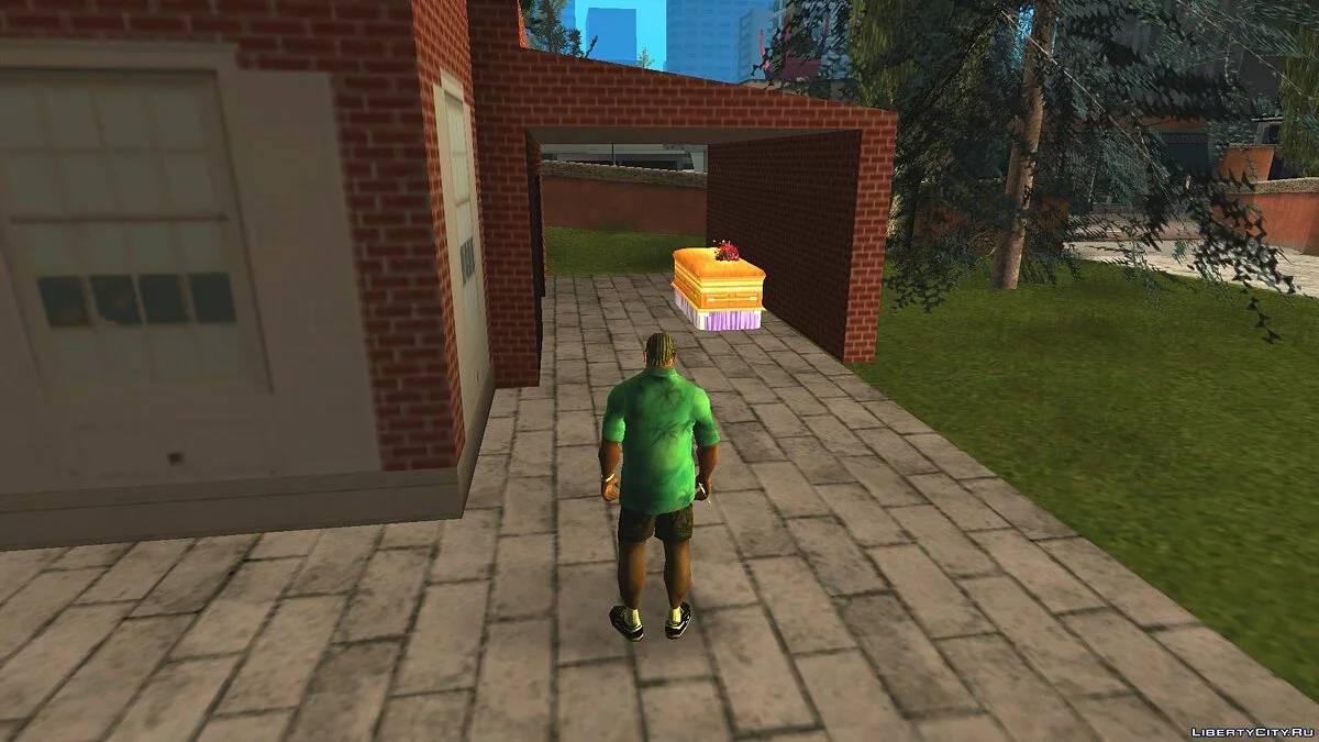 Исправление могил на кладбище в Лос Сантосе / GTA San Andreas
